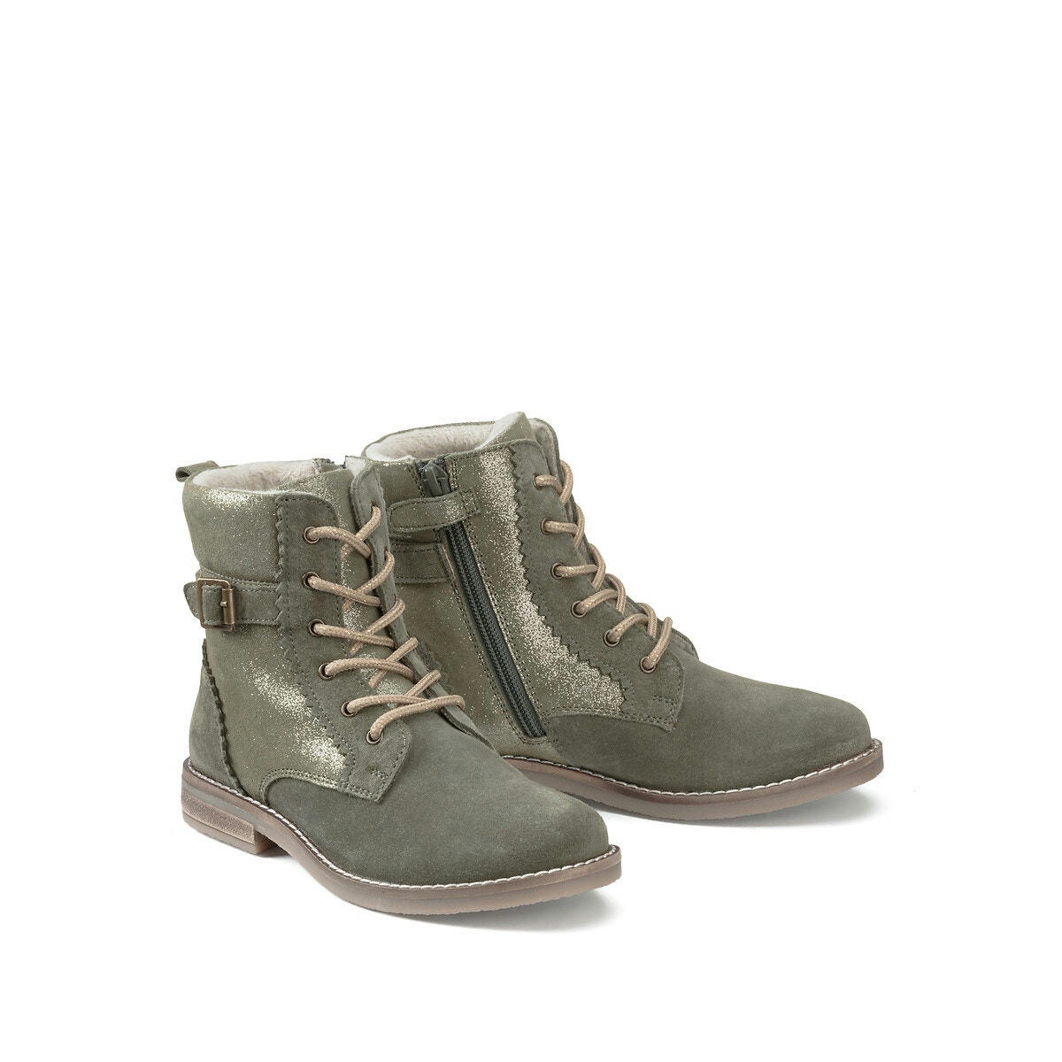 Bottines cuir à boucle