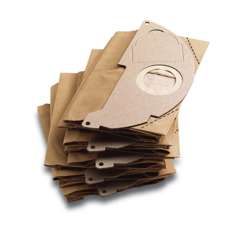 Sachet filtre en papier pour aspirateur 5 pièces KÄRCHER