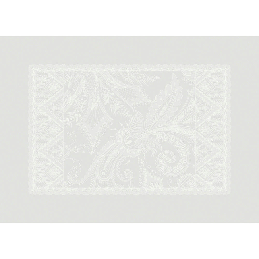 GRACE PERLE - Set antitache déperlant pur coton gris 54X39