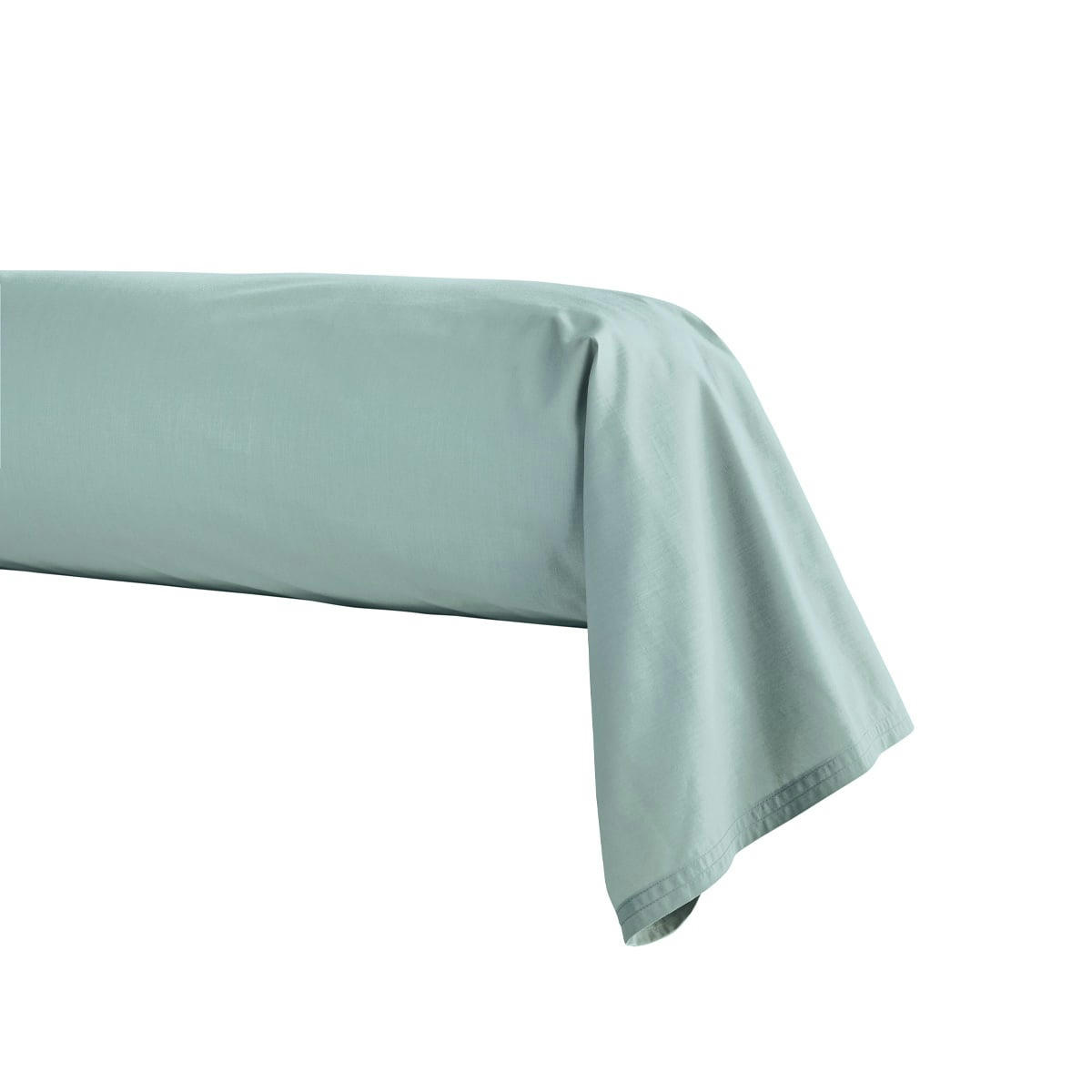 PREMIÈRE - Taie de traversin en percale de coton bleu archipel 43x230