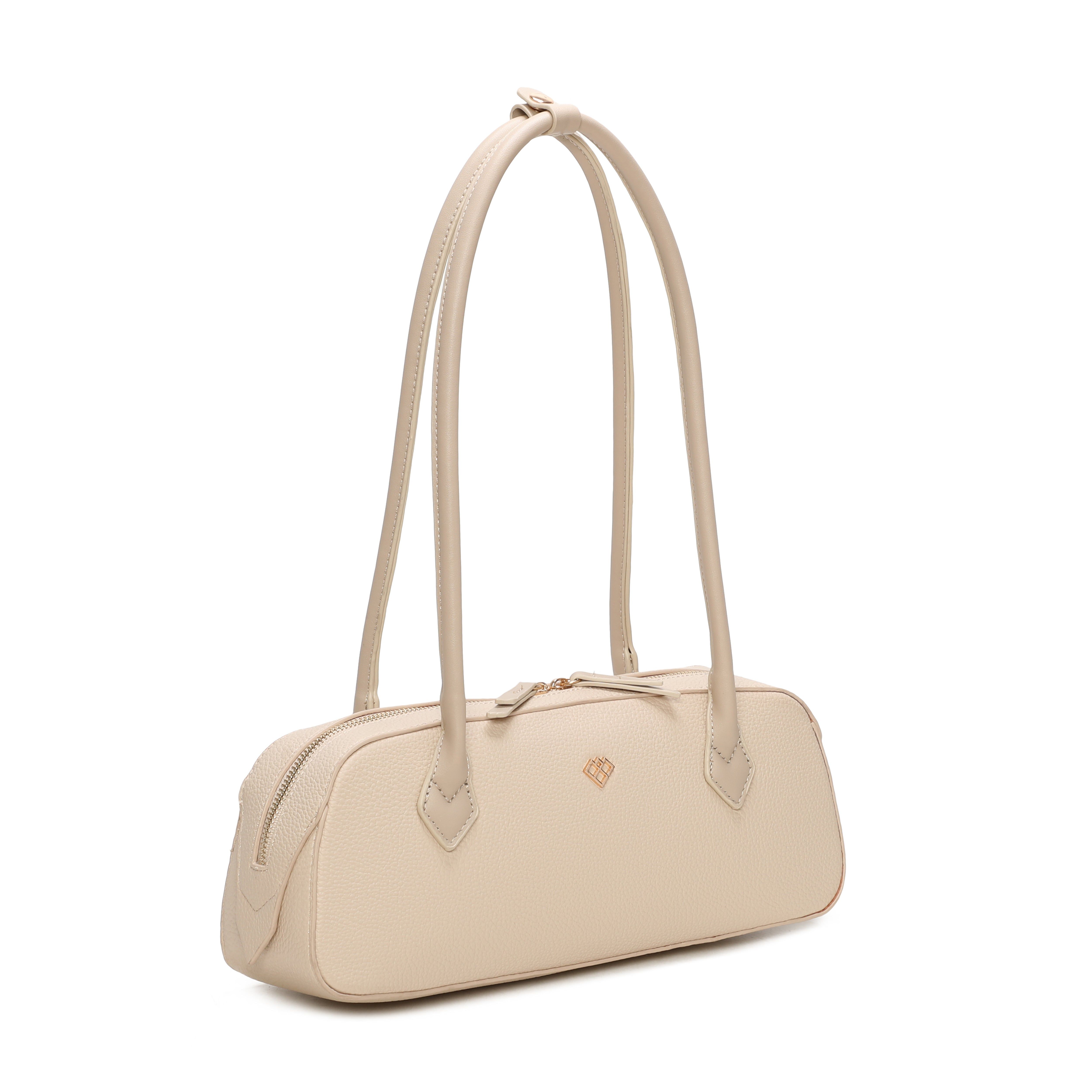 JFY Cario Co. Baguette Zip Top Dual Top Handles Shoulder Bag