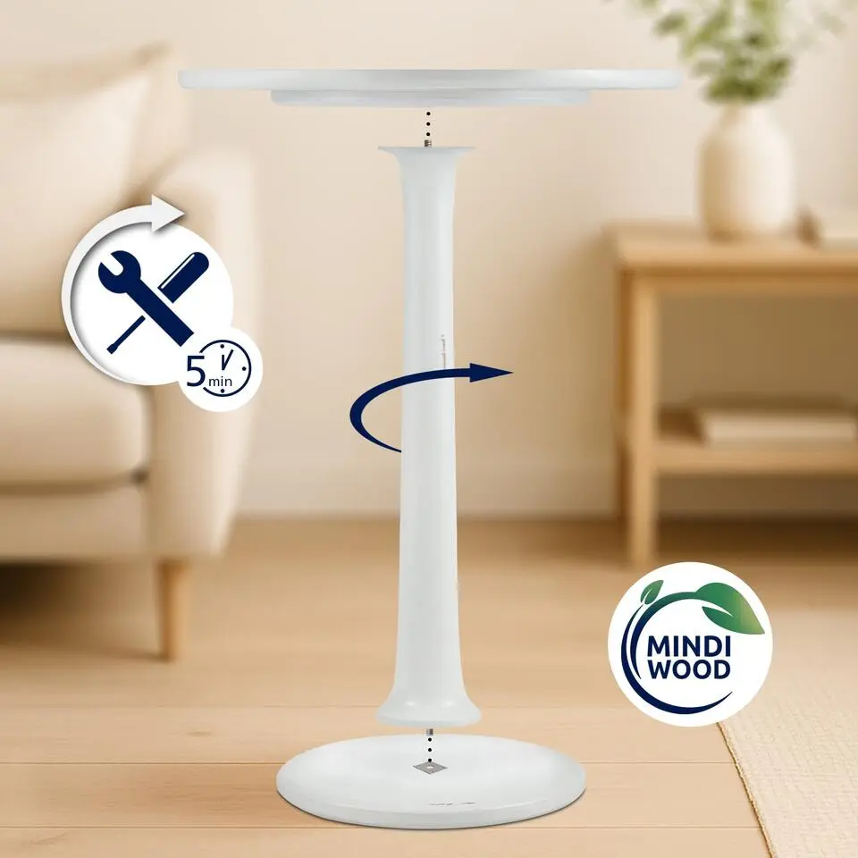 CLP Bijzettafel Farragut Hout - antiek/wit