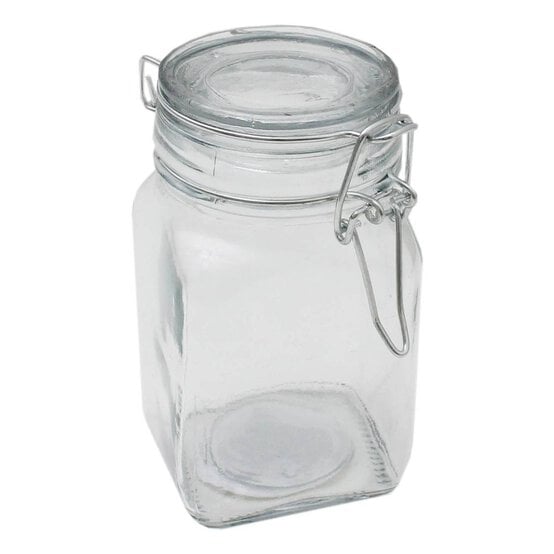 Clear Clip-Top Glass Jar 250ml