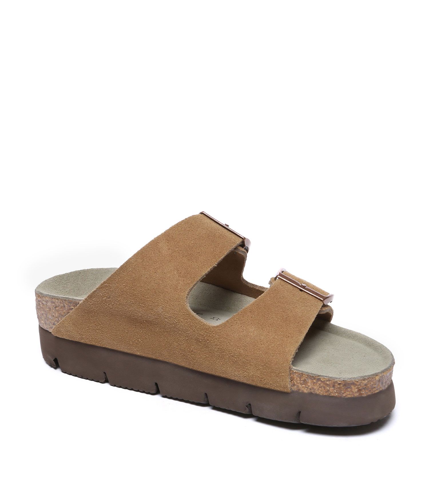 EverAu Australia Fibre Sandal Platform with Rubber Sole