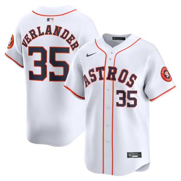 Justin Verlander Houston Astros Nike Home Limited Player Jersey - White