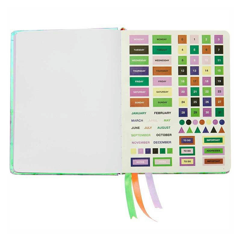 ACID LEO - Bullet journal couverture rigide 16,5x21,5cm