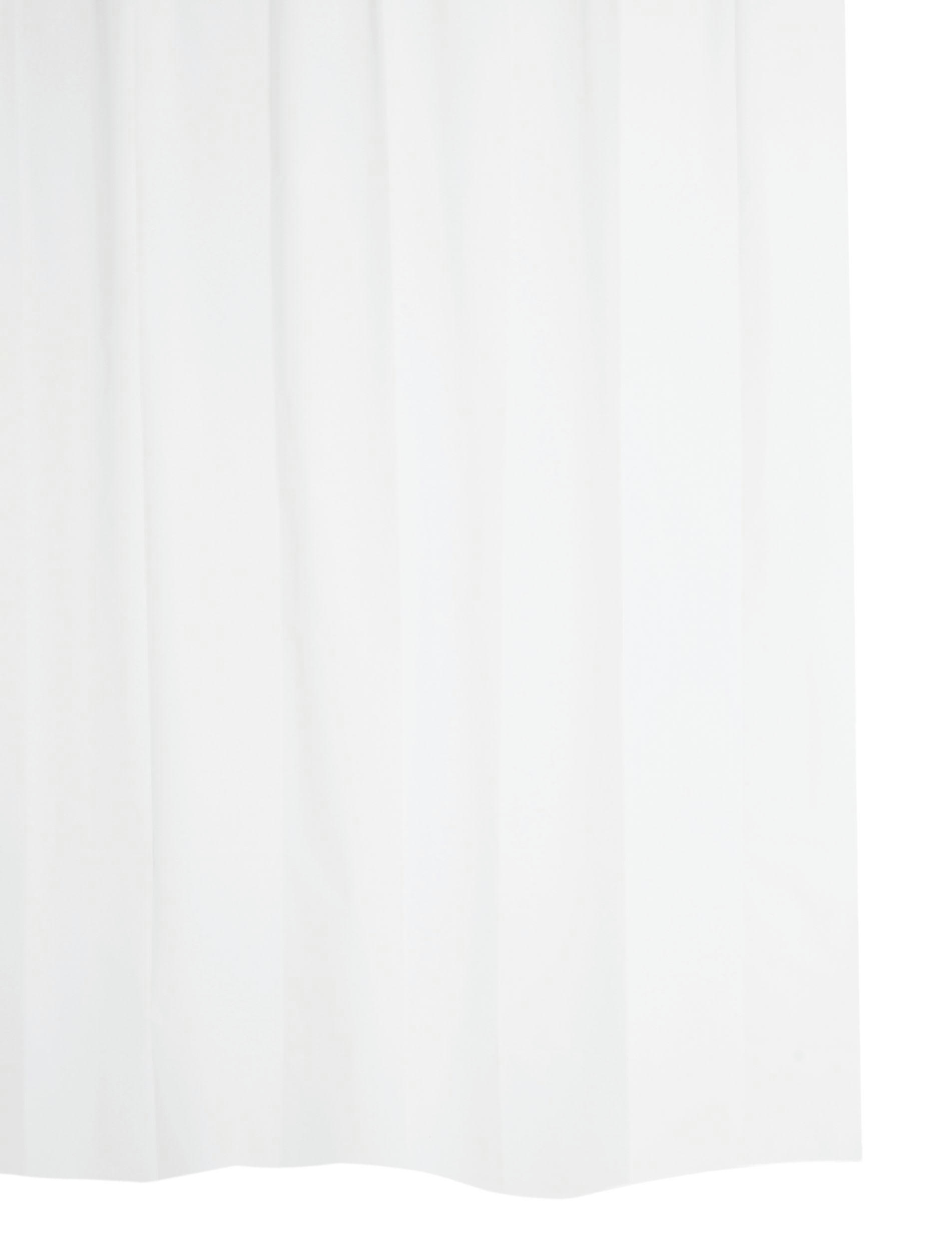 ANNIS - Rideau de douche  PEVA  Blanc  à suspendre