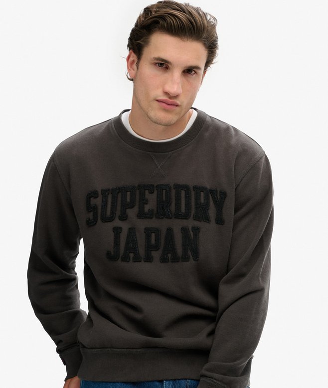 Vintage Athletic Tonal Crew Sweatshirt
