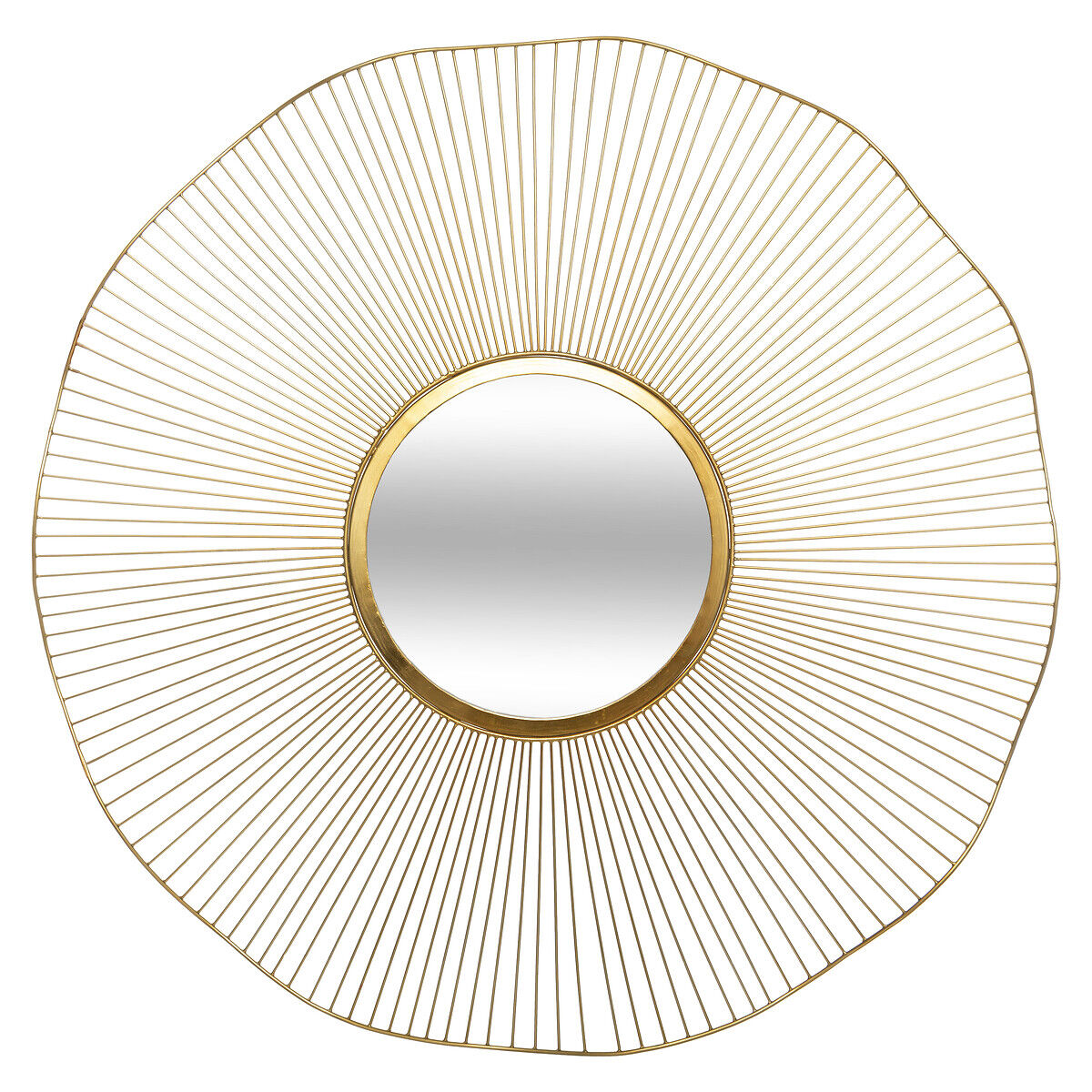 Espelho de parede JODIE dourado 97cm