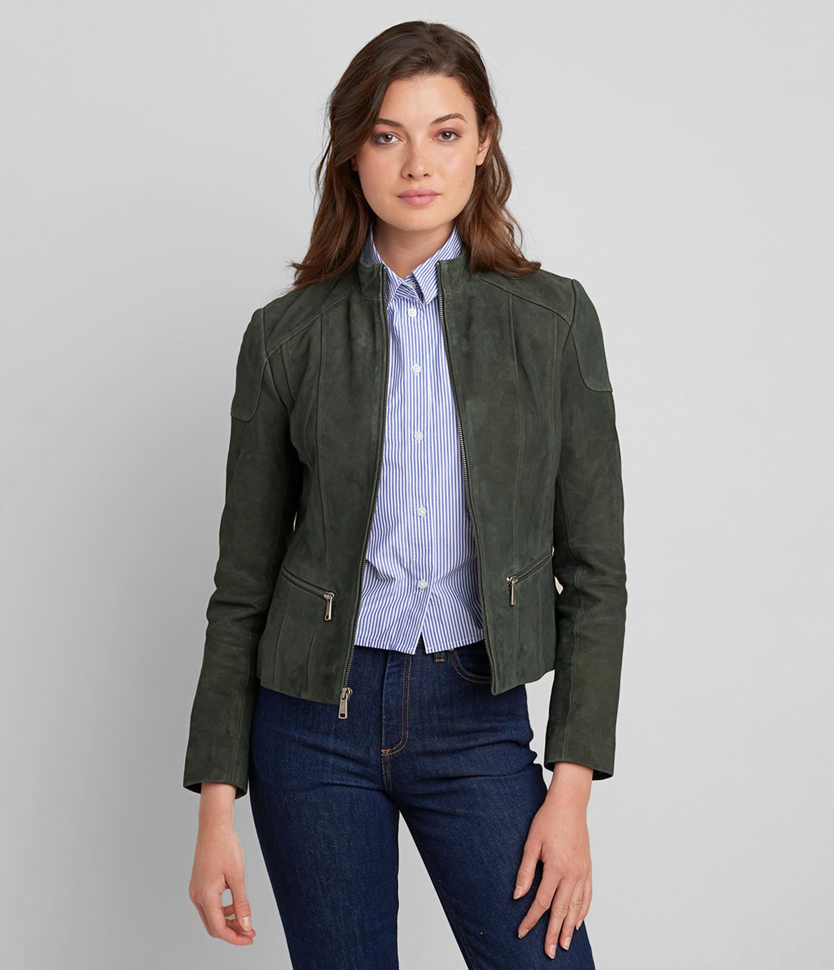 Remi Scuba Suede Jacket