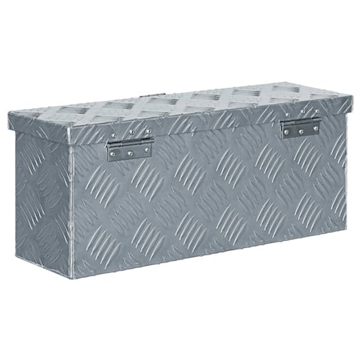 NNEVL Aluminium Box 48.5x14x20 cm Silver