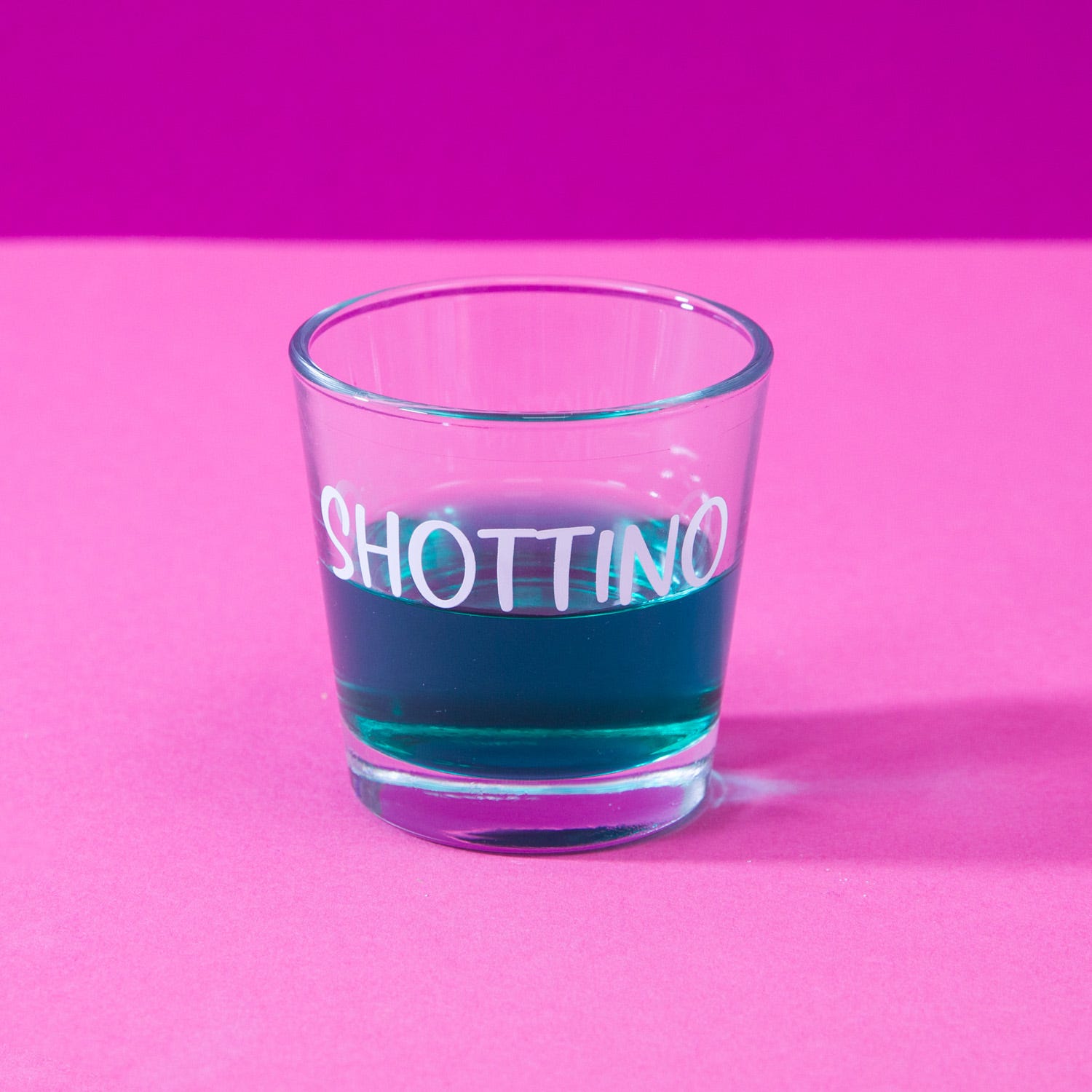 Bicchierino shot vetro scritta Shottino 110 ml