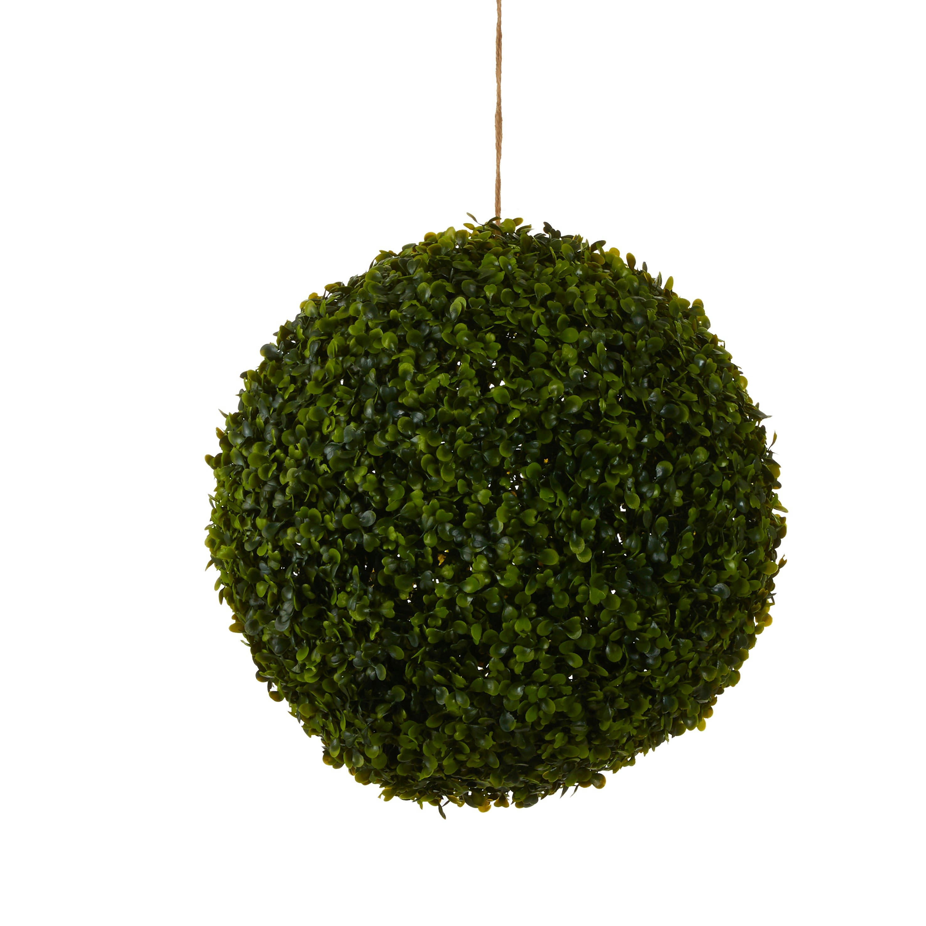 - Boule de buis artificielle d'extérieur vert D38