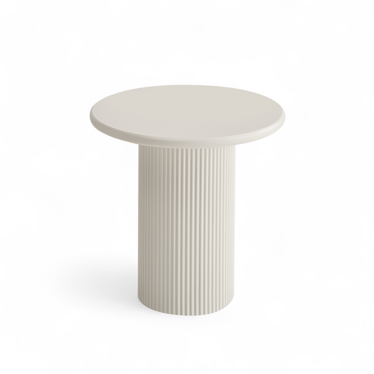 Furnhouse ronde salontafel Wave - Crème wit - Ø 50 cm