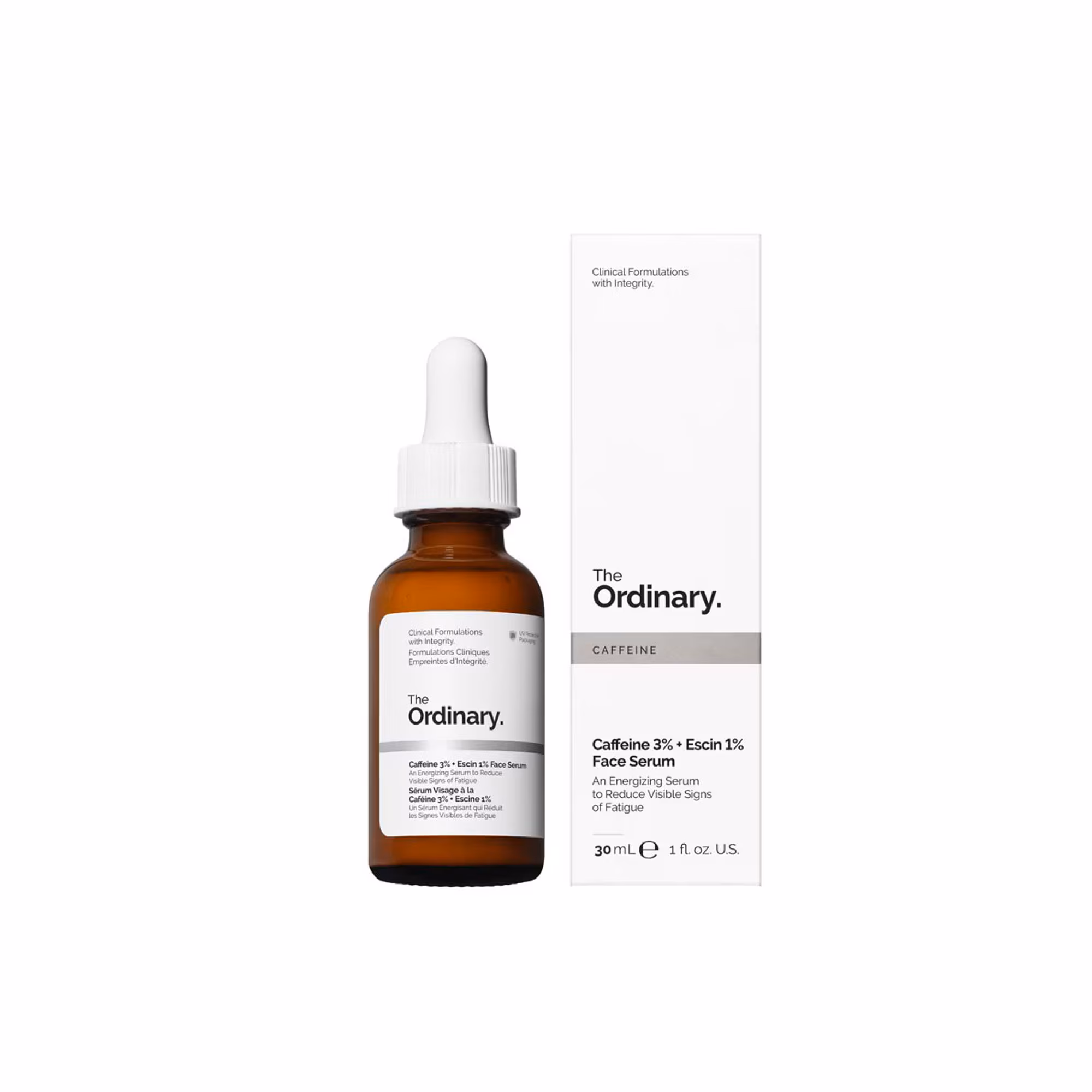 SIGNES DE L'AGESérum visage cafeïne 3% + escrine 1%