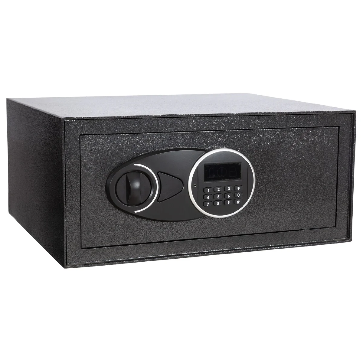 Nestfair Digital Electronic Security Safe Box Home Office Hotel Business Jewelry Money Box - Black - 16.9 W x 14.5 D x 7 H