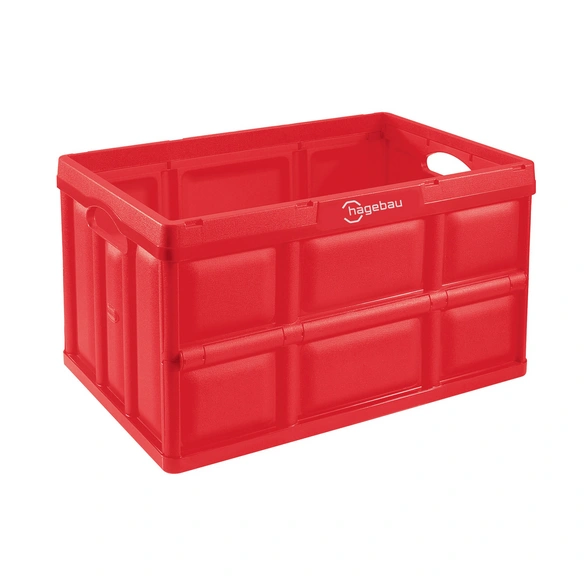 Klappbox, BxHxL: 36 x 29,5 x 53 cm, 46 l, rot