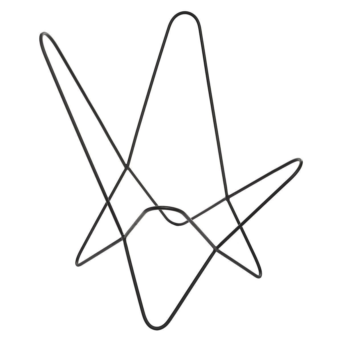 Estrutura de poltrona DARIO preta em metal