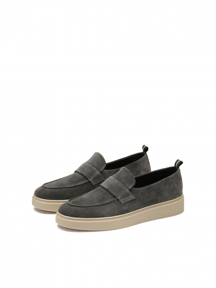 Men's suede slip-on sneakers