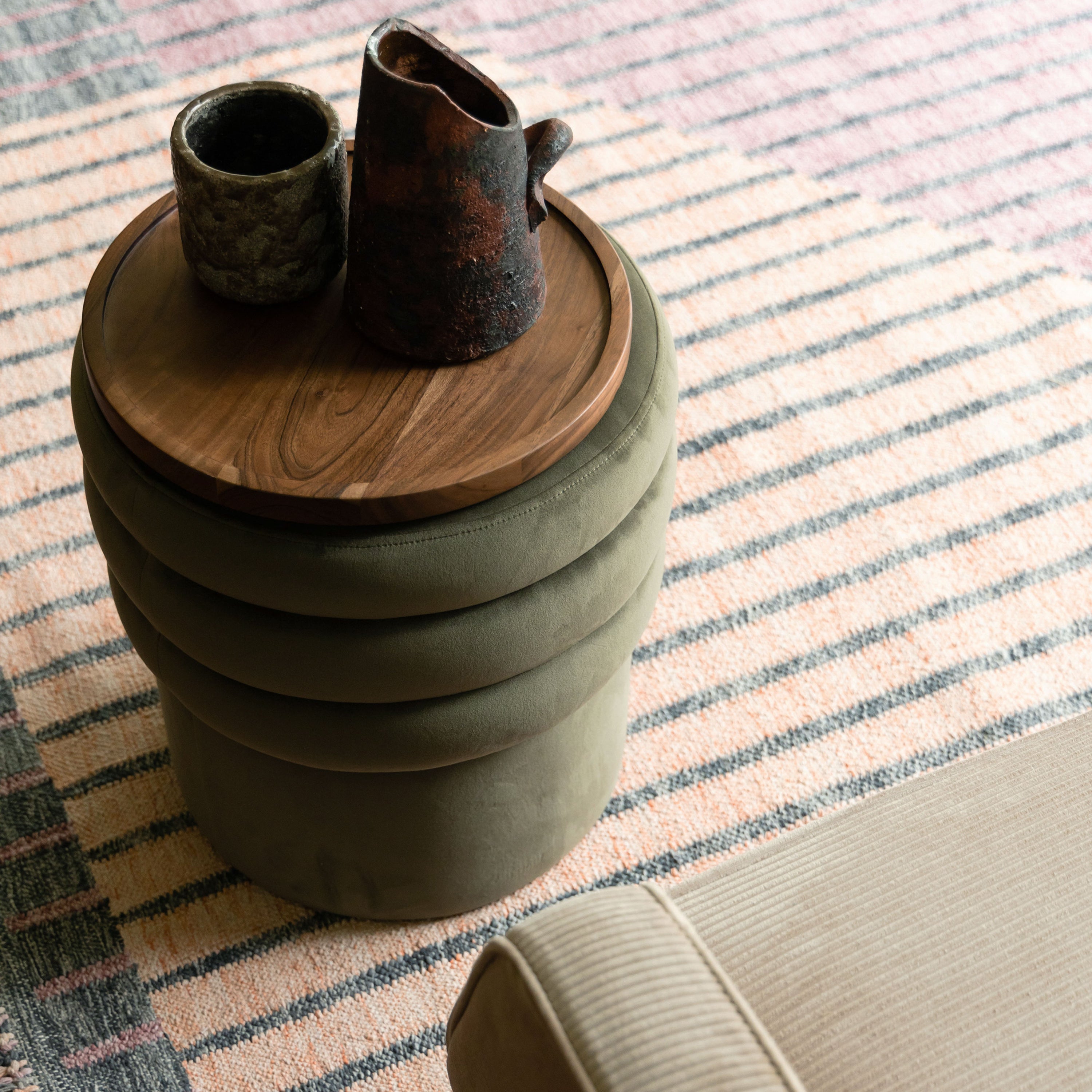 Dutchbone Hampton Vloerkleed 160 x 230 cm - Lilac