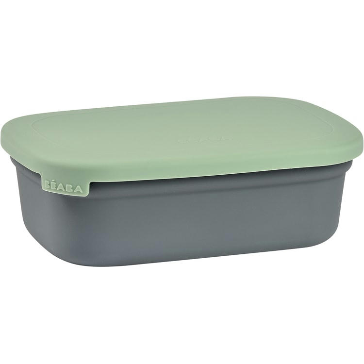 APPRENTISSAGE REPAS - Boîte à repas en céramique et silicone vert