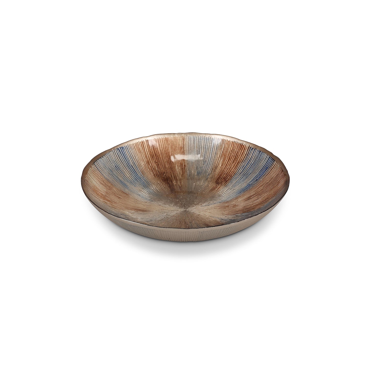 S|P Collection - Sierschaal 33xH6cm glas autumn Cosmo