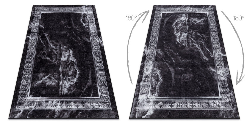 Dywan do prania MIRO 51278.810 Marmur, grecki antypoślizgowy - 80x150 cm