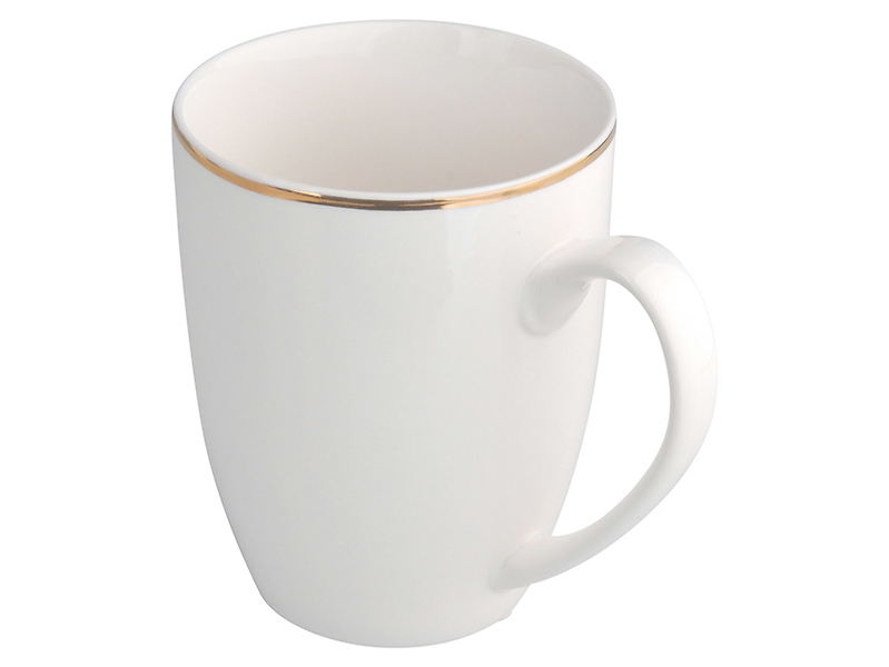 Kubek porcelanowy Bella 320 ml biały