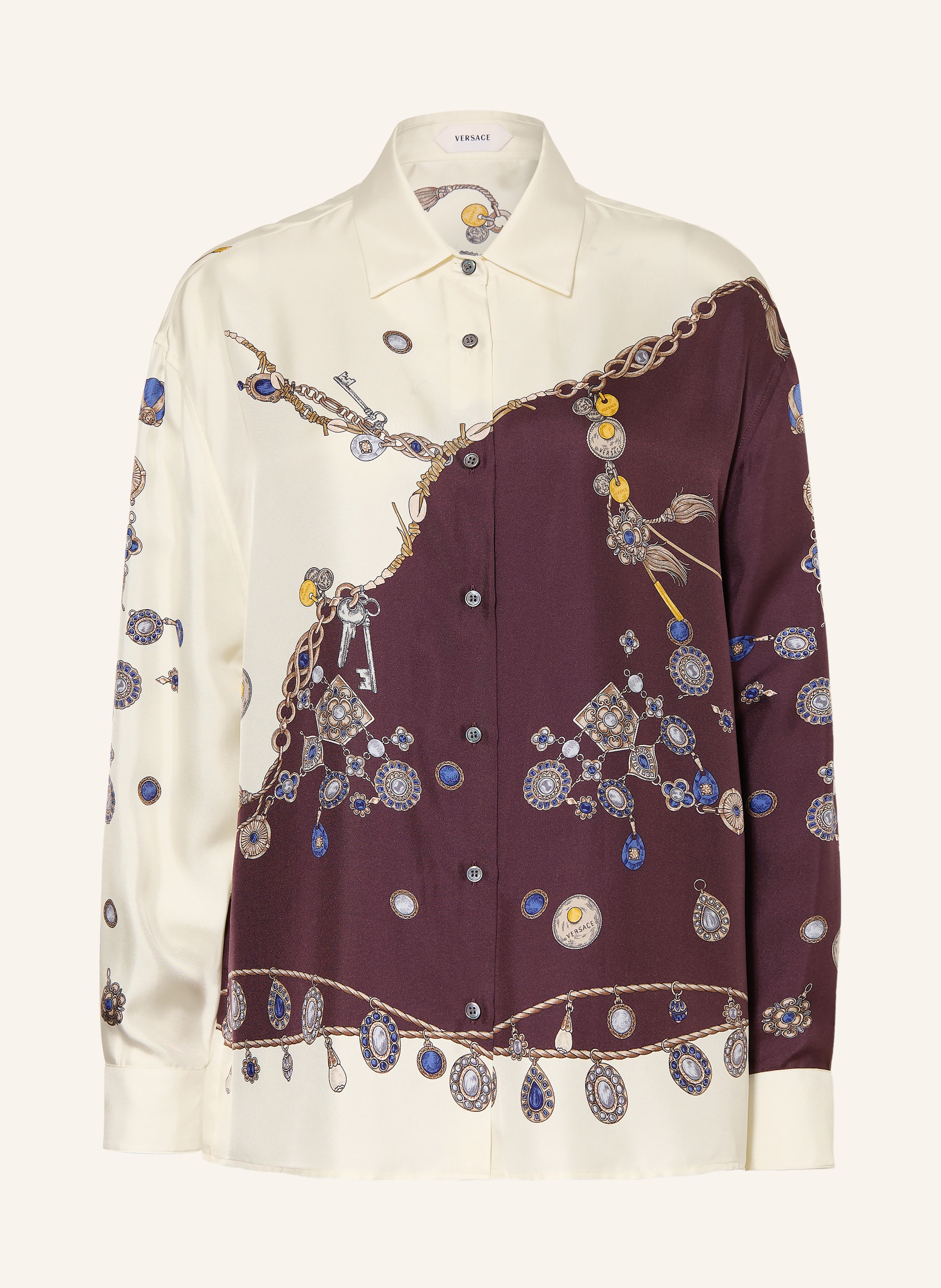 VERSACE Hemdbluse aus Seide