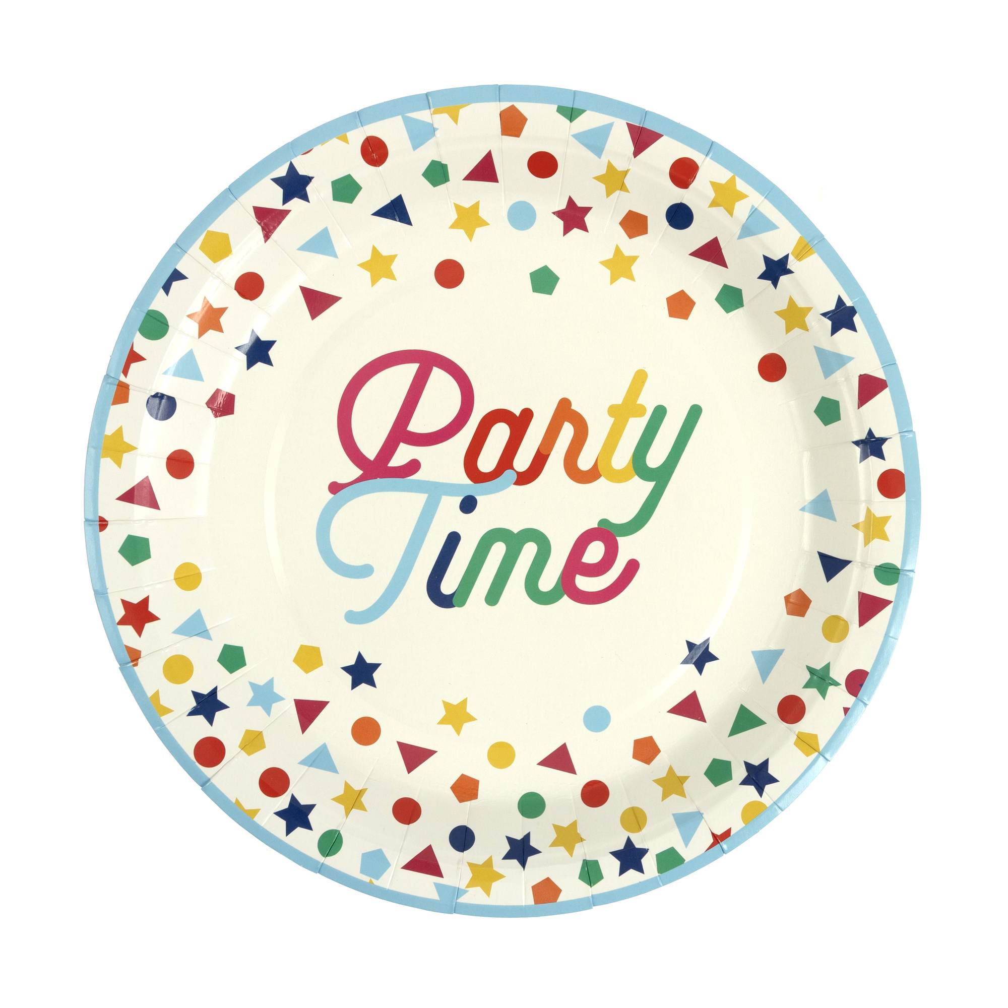 Rainbow Celebration Paper Plates 8 Pack