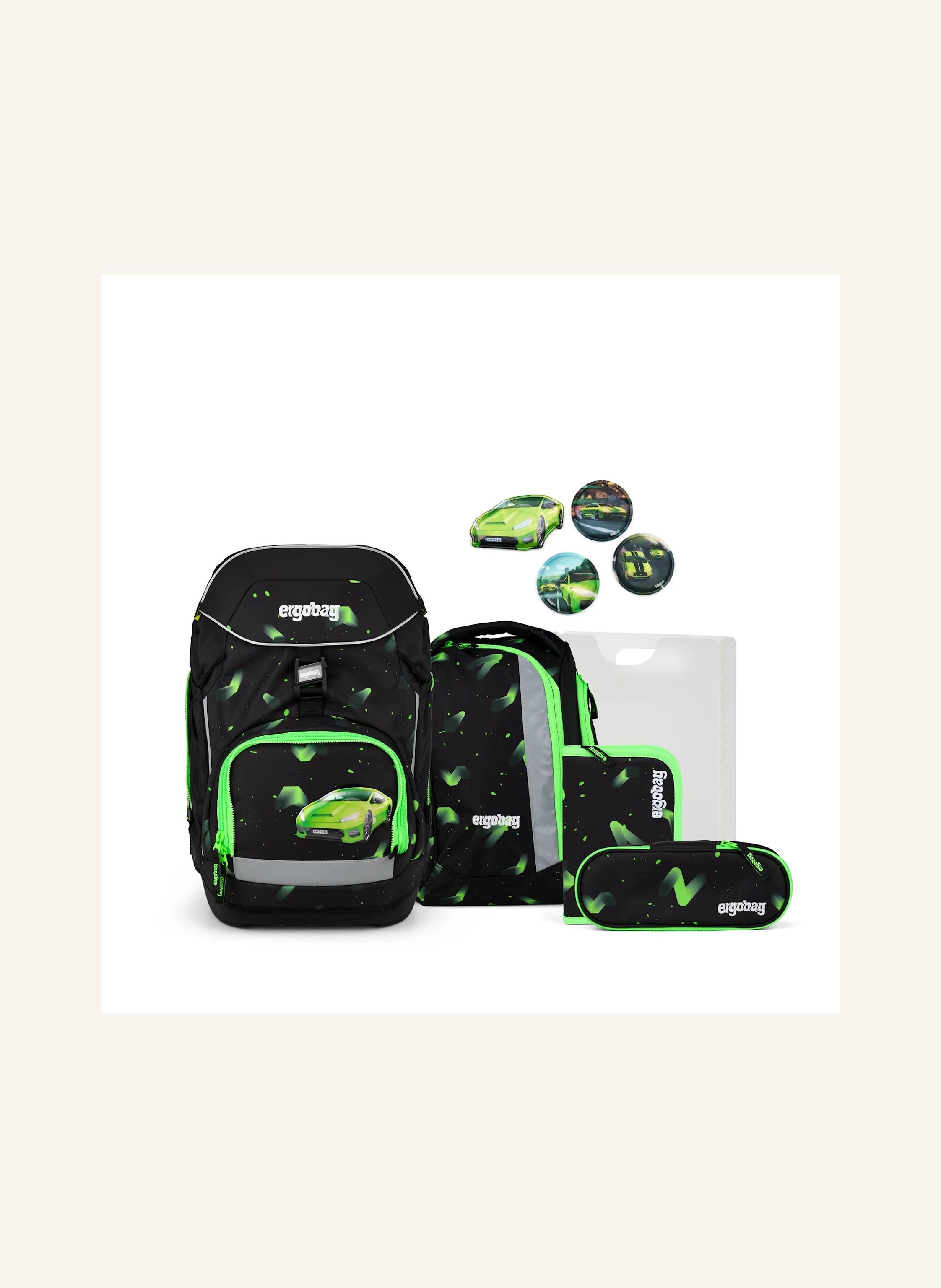 ergobag Schulranzen-Set PACK SET