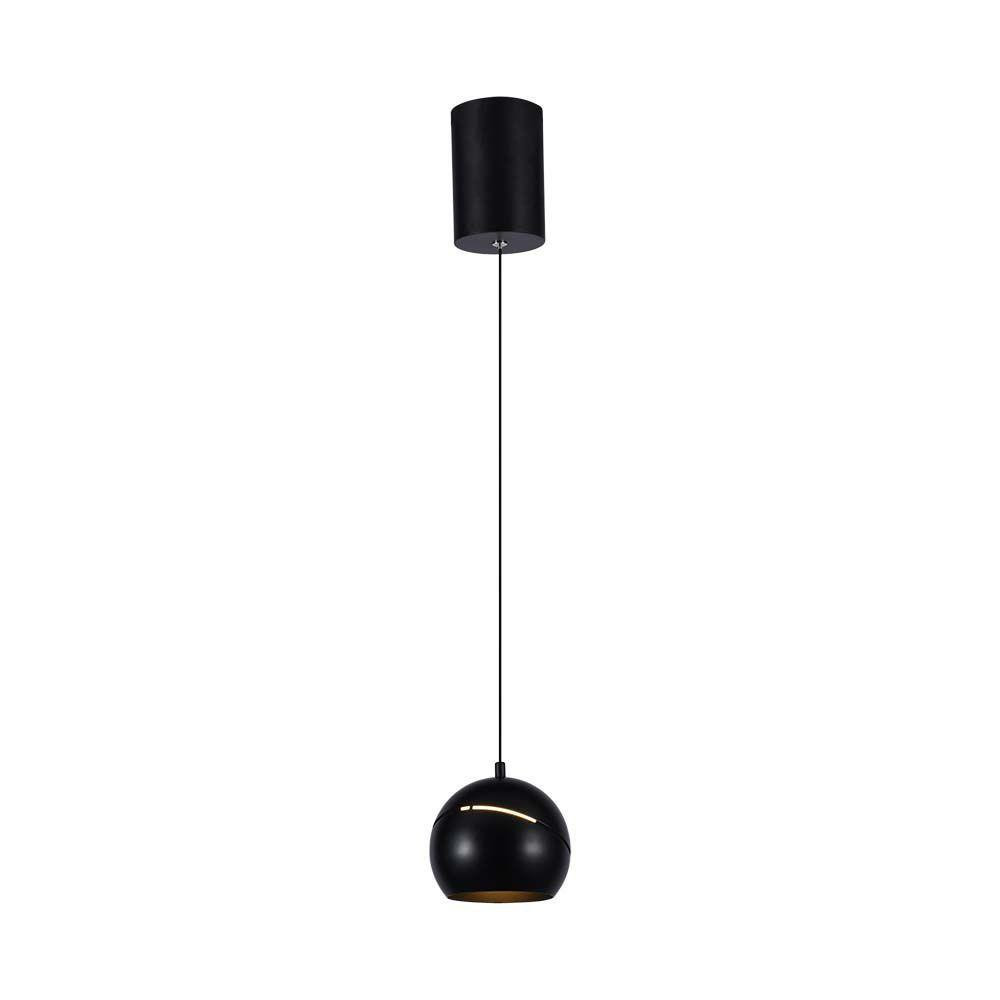 Lampa wisząca VT-7797 czarna LED 1x8.5W Ciepła biel 850lm V-TAC