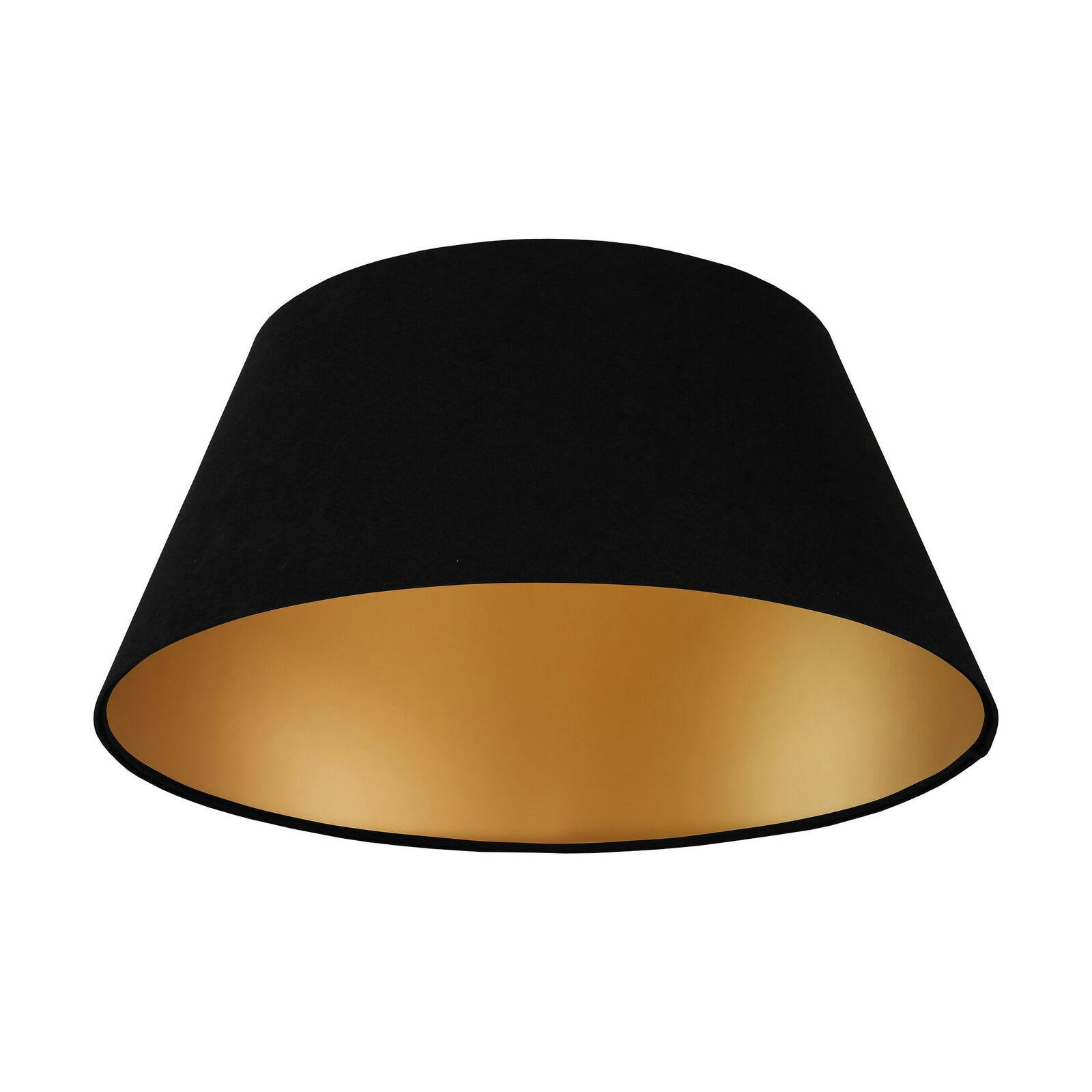 BIG BELL - Suspension Tissu Noir 50x50x102 cm