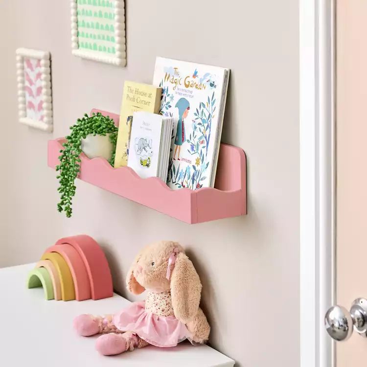 Habitat Kids Scalloped Storage Shelf - Pink
