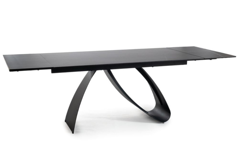 Stół rozkładany DIUNA CERAMIC 160(240)x90 czarny sahara noir