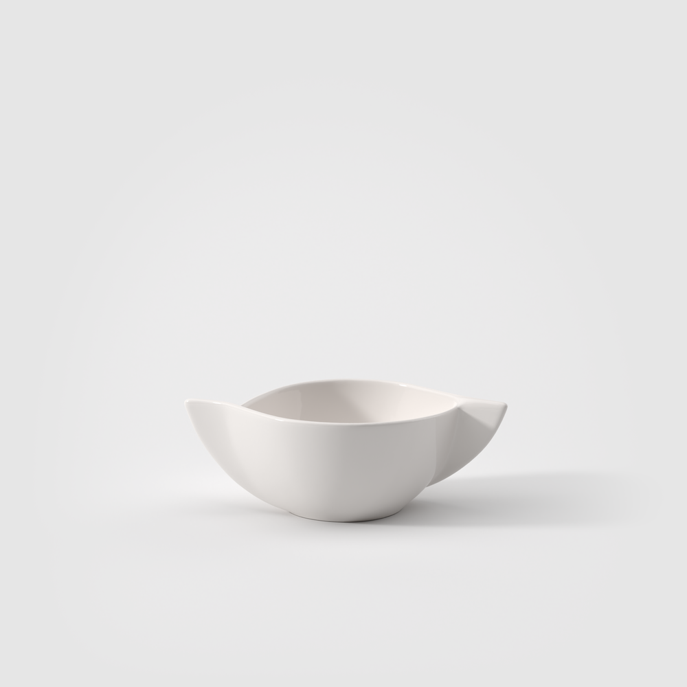 NewWave Soup cup - White, 7.5'' x 4.8'', Premium Porcelain
