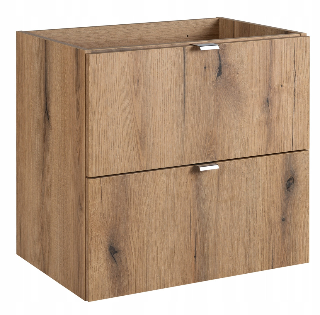 Szafka Łazienkowa Pod Umywalkę 60 cm DĄB Wisząca NOVA OAK