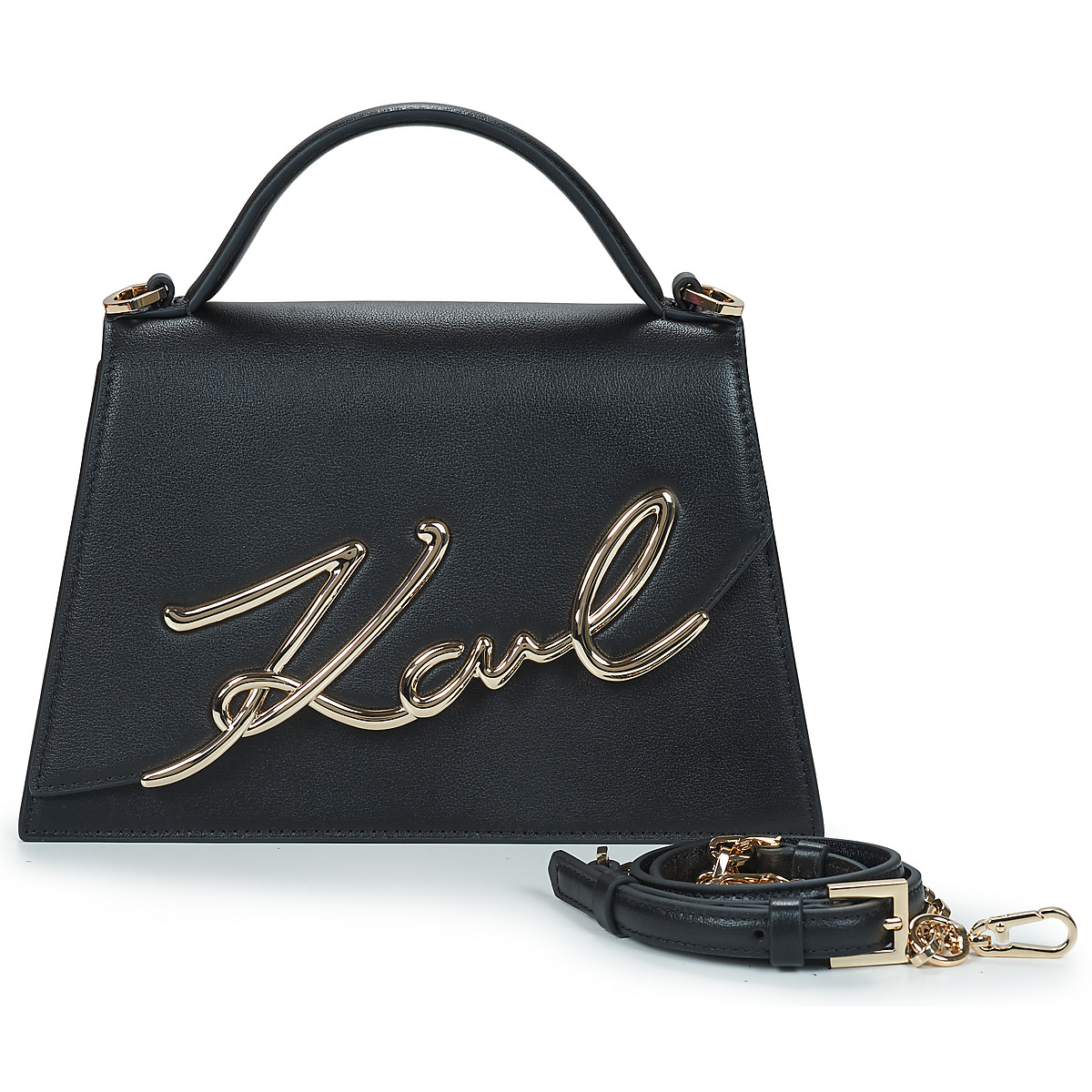 Karl Lagerfeld - K/SIGNATURE 2.0 MD CROSSBODY - Black / Gold