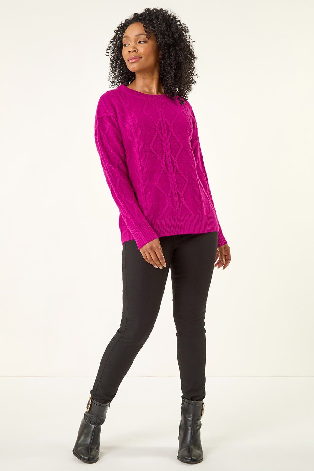 Roman Petite Cable Knit Jumper