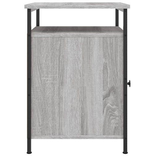 NNEVL Bedside Cabinets 2 pcs Grey Sonoma 40x42x60 cm Engineered Wood