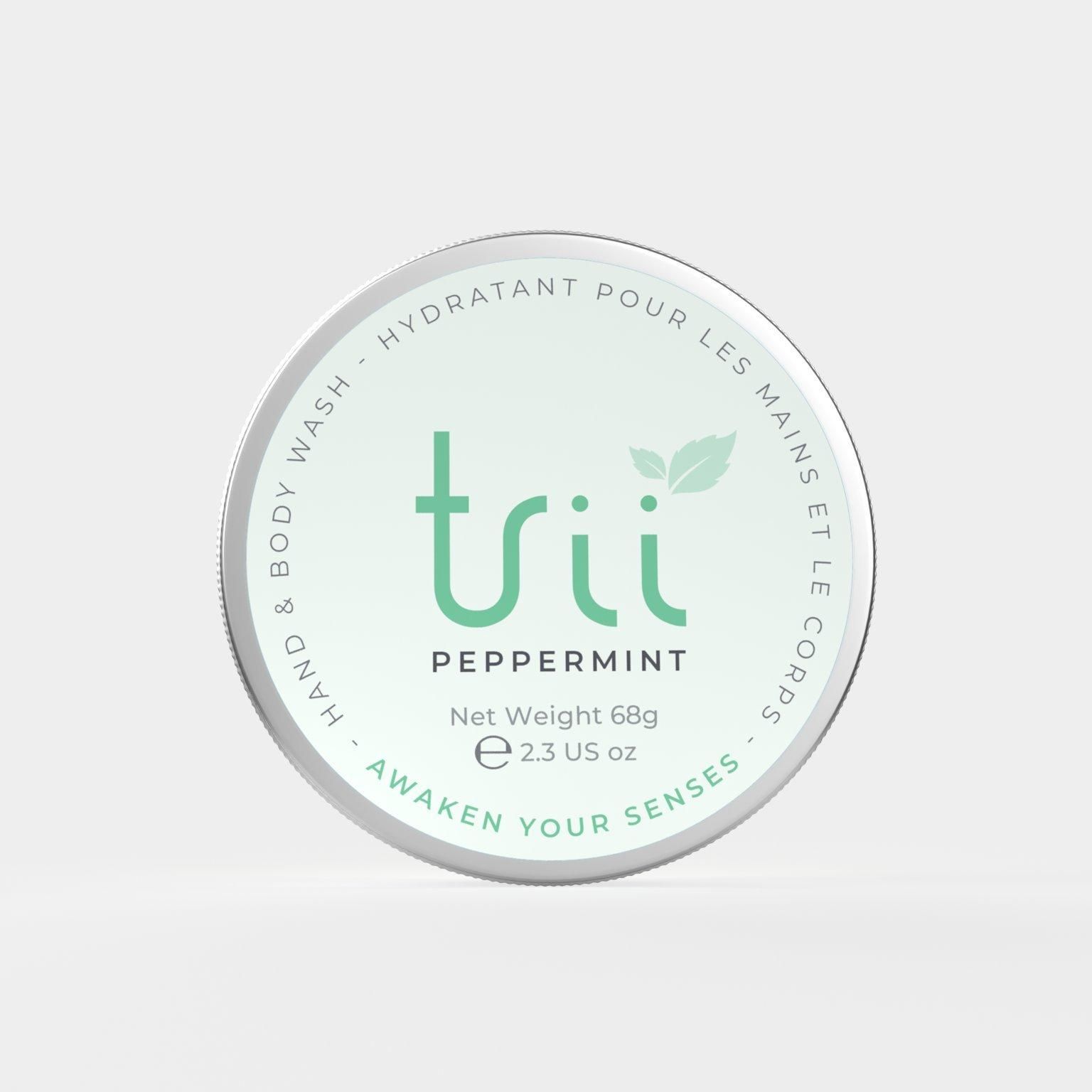 trii Peppermint Hand & Body Wash 68g
