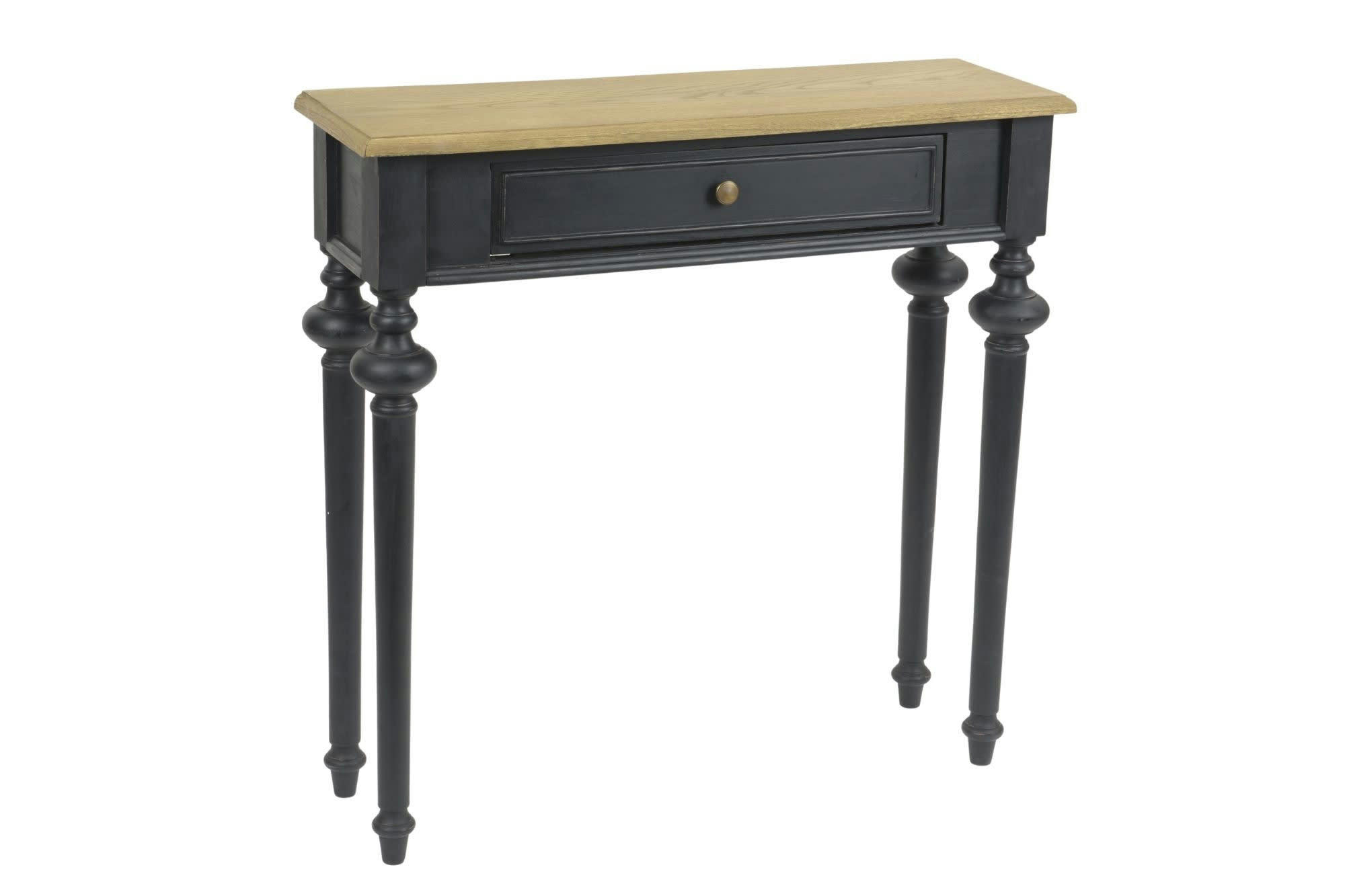 NEYLA - Console en bois 1 tiroir L80