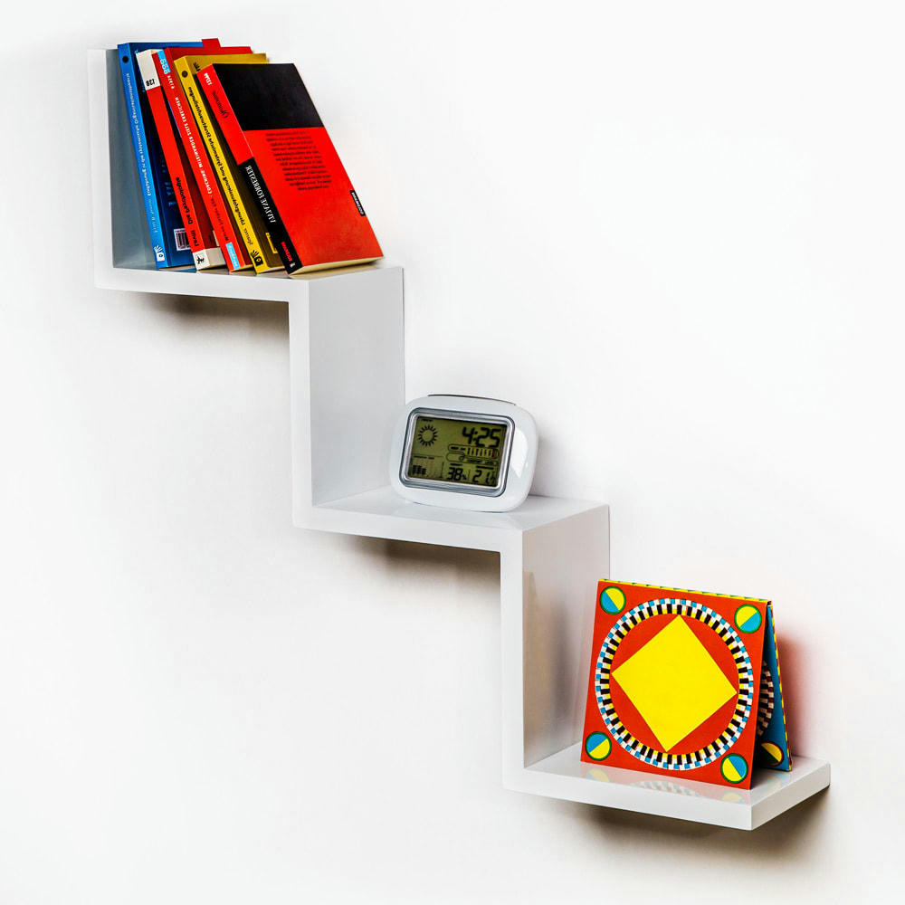 - Étagère murale Style rétro blanc