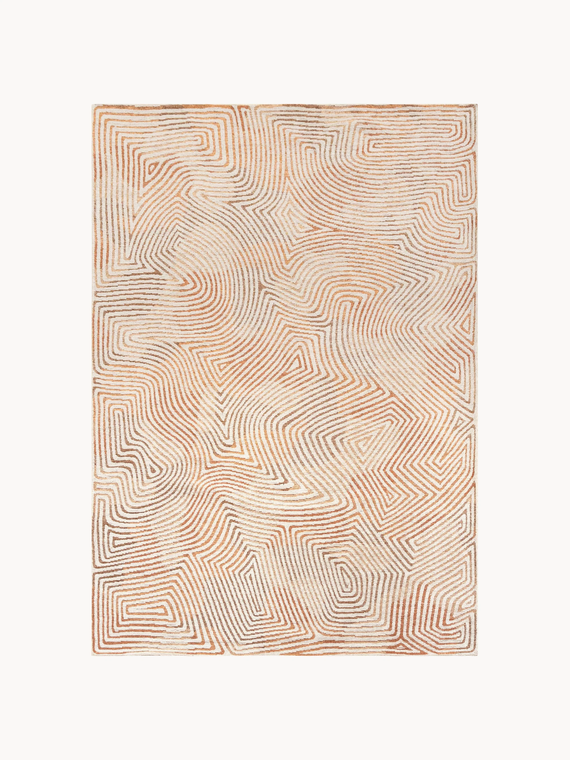 Waschbarer Indoor & Outdoor-Jacquard-Teppich Coral