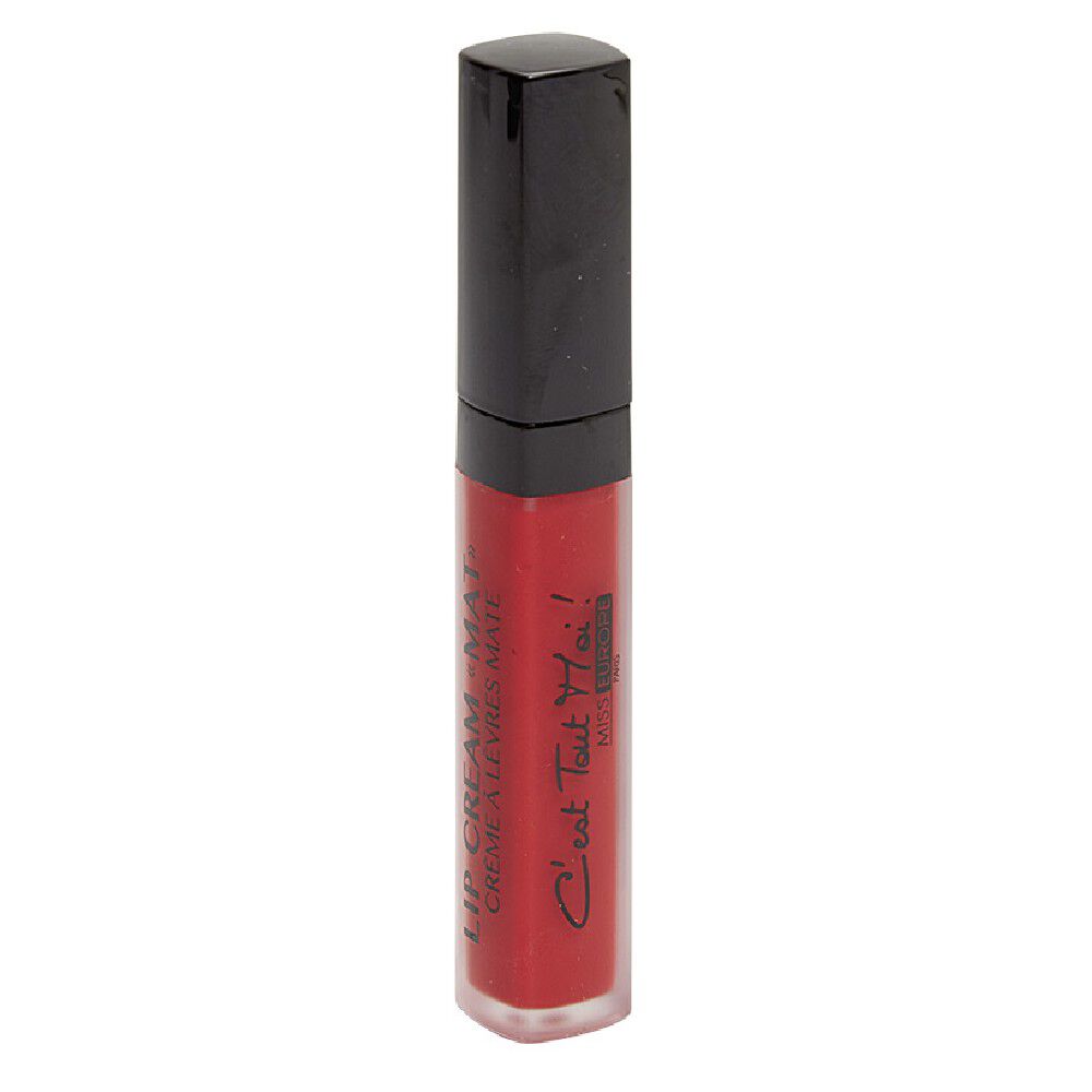 Crème à lèvres rouge intense mat