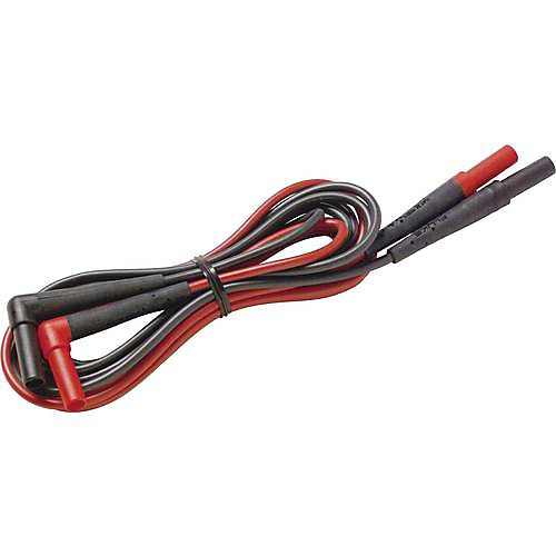 Fluke TL224 Set de cordons de mesure de sécurité 1,5 m Banane mâle 4 mm, noir et rouge