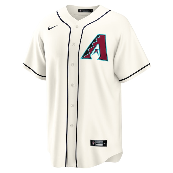 Arizona Diamondbacks Nike Home Custom Replica Jersey - Cream
