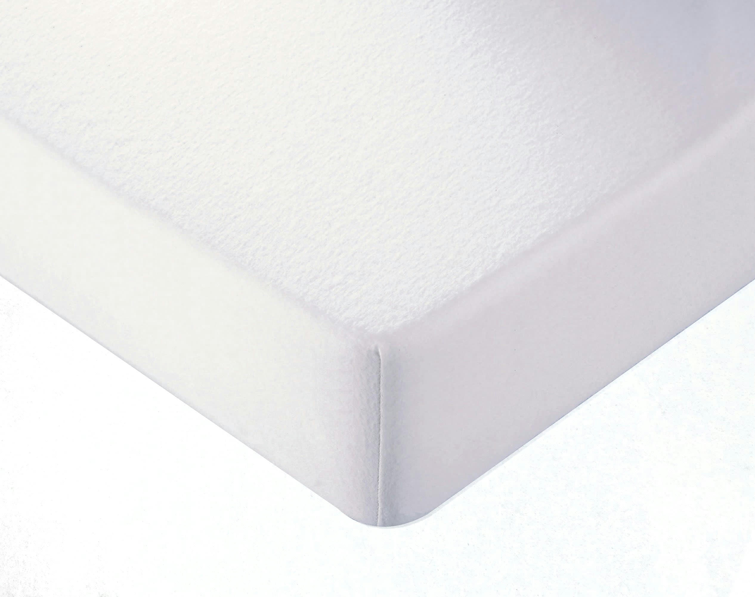 JOVELLANA - Protection de matelas 150x190 extensible grands bonnets en coton