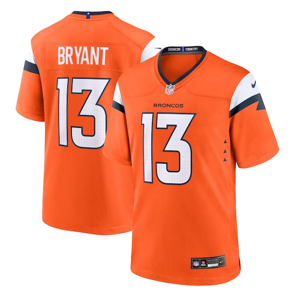 Pat Bryant Denver Broncos Nike Team Game Jersey -  Orange