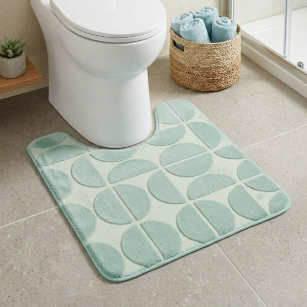 Mata pod WC Roy 45x50 cm zielona